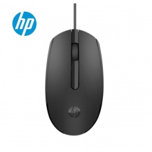 惠普（HP）M10有线鼠标 USB接口 笔记本台式电脑一体机通用办公鼠标 黑色